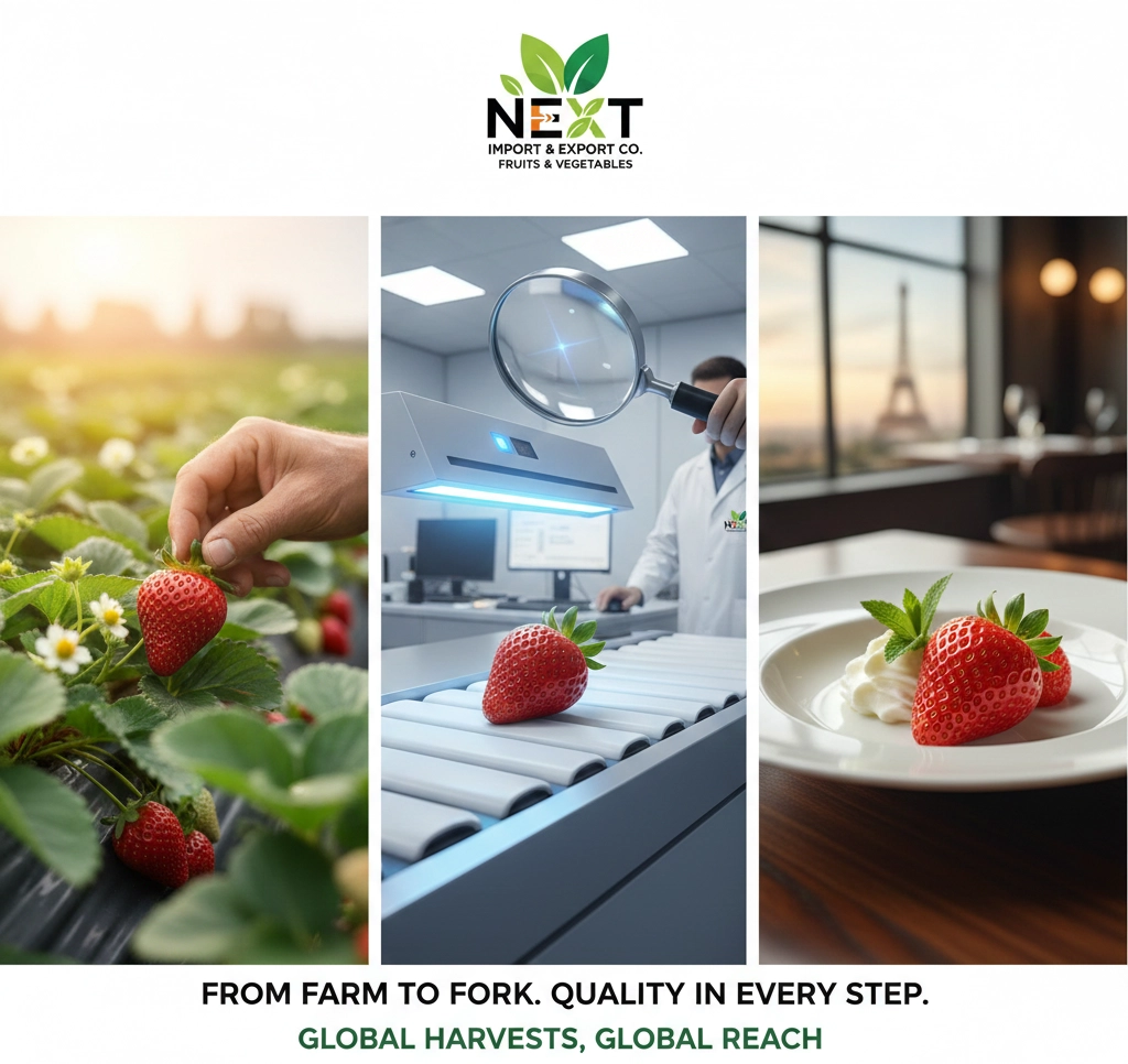 Le Voyage des Fraises Égyptiennes avec Next : Des Fermes aux Tables Mondiales