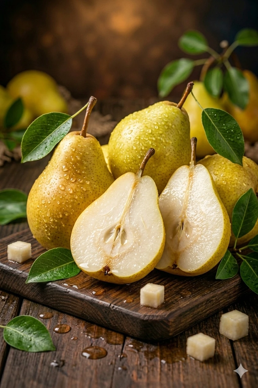 Premium Egyptian Pears – The Crisp Golden Delight