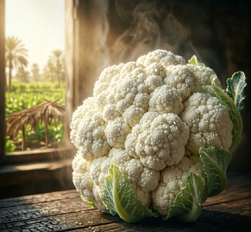 Fresh Egyptian Cauliflower – Firm Heads & Snow-White Color